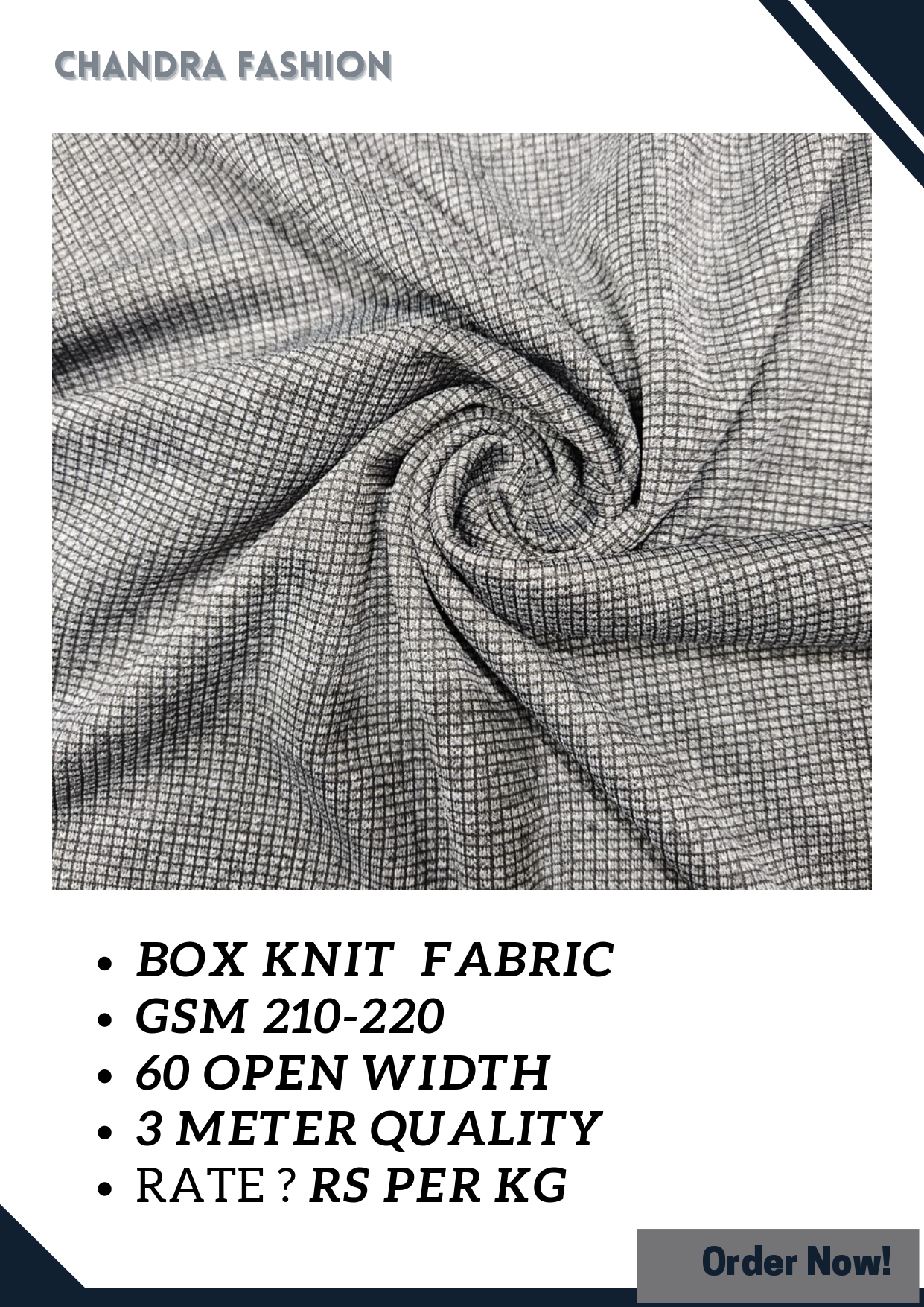 BOX KNIT MILANGE
